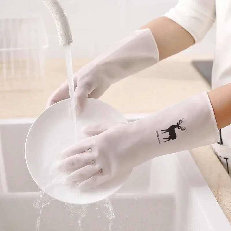 Rubber Glove Cleaning - Guantes de goma multiusos: gruesos e
