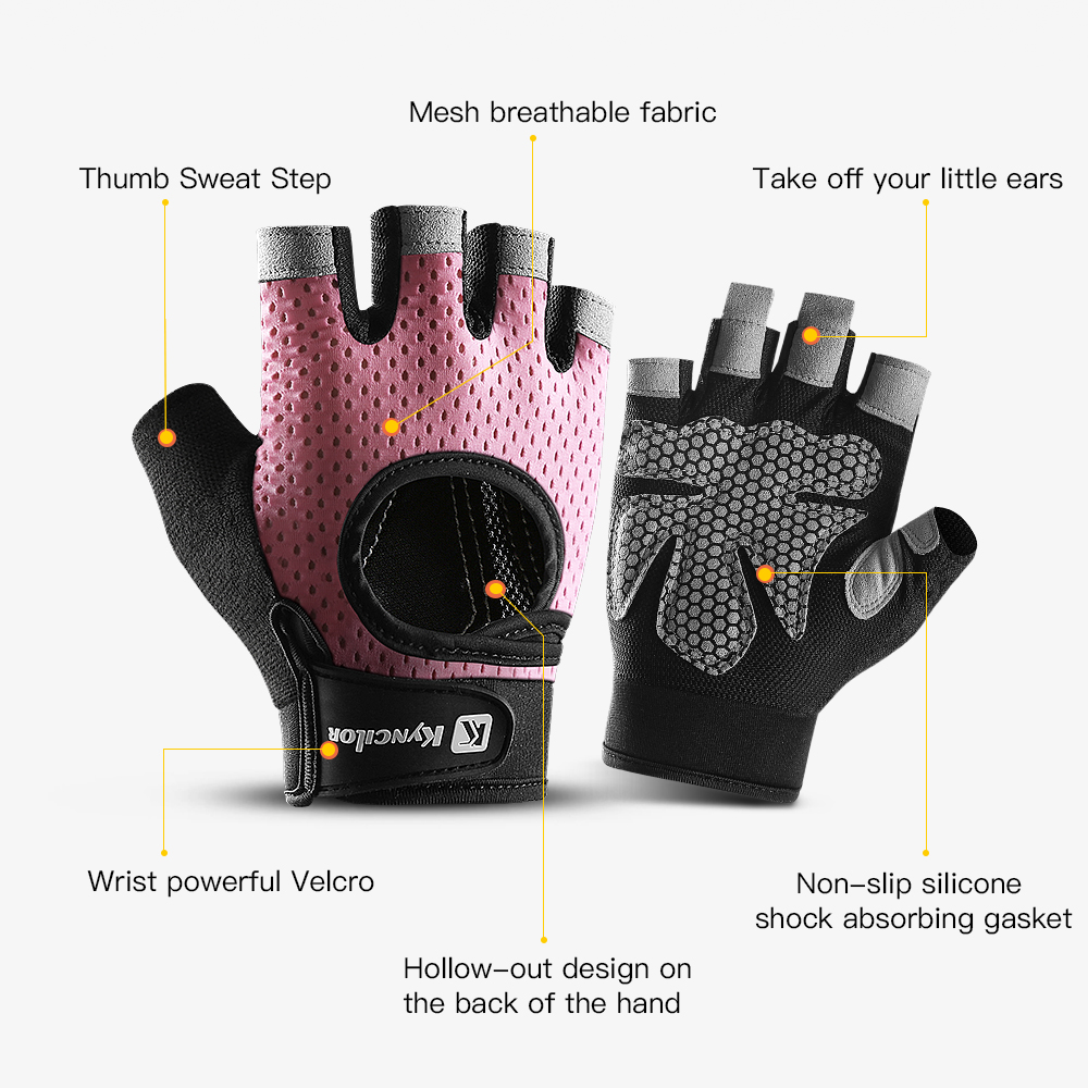 Guantes de medio dedo para gim - Workout Glove Gym reseña y precio