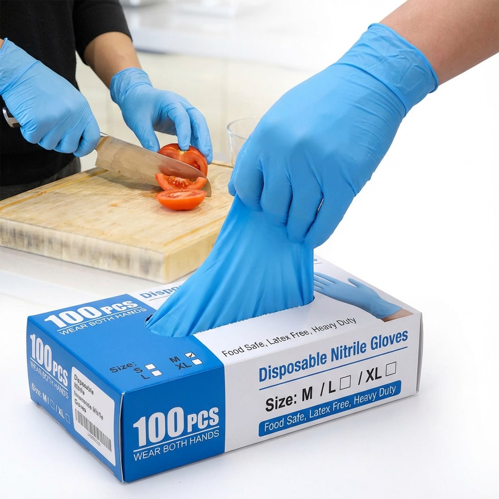 100 guantes desechables de nit - Nitrile Mechanic Glove reseña y precio