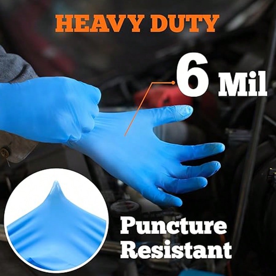 100 guantes desechables de nit - Nitrile Mechanic Glove reseña y precio
