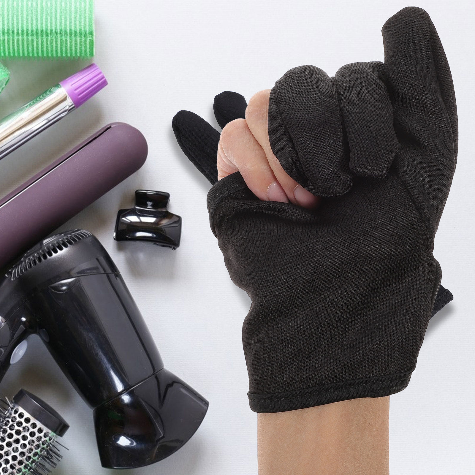 Guante de peluquería de 3 dedo - Heat Resistant Glove reseña y precio