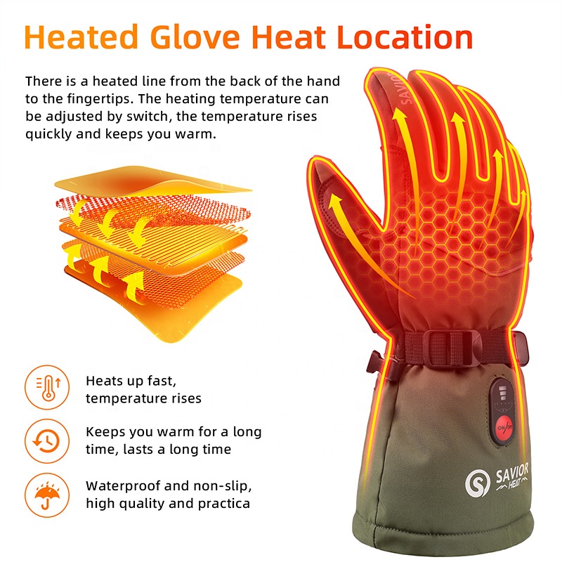 Guantes de esquí eléctricos cá - Ski Glove Waterproof reseña y precio