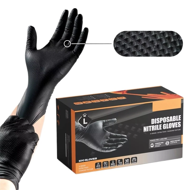 Guantes Industriales de Nitril - Nitrile Mechanic Glove reseña y precio