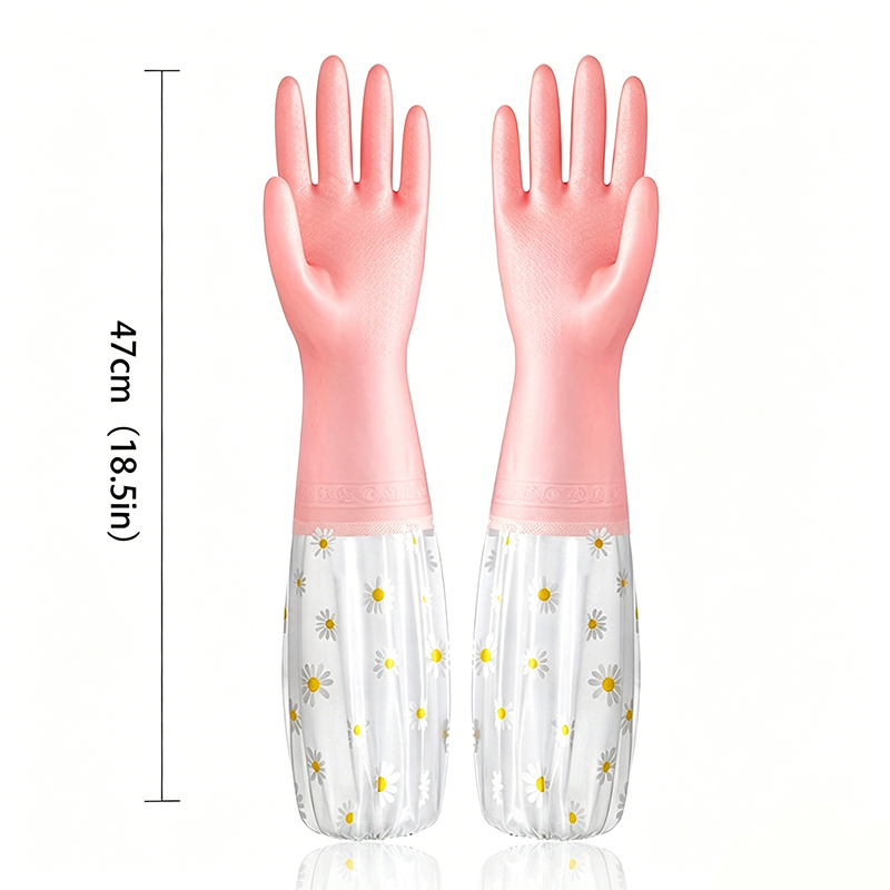 Un Par de Guantes de Goma Nuev - Rubber Glove Cleaning reseña y precio
